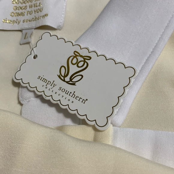 Simply Southern Pink and White Striped Long Sleeve Shirt - Picture 5 of 7